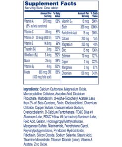 One A Day Men’s Pro Edge Multivitamin, Supplement with Vitamin A, Vitamin C, Vitamin D, Vitamin E and Zinc for Immune Health Support* and Magnesium for Healthy Muscle Function, Tablet 50 Count 50 Count (Pack of 1) Supplement Tablet 28 91eLVwV88L