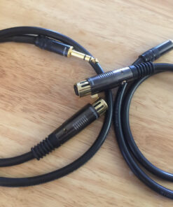 Monoprice XLR Male to 1/4-Inch TRS Male Cable - Gold Plated, High Fidelity and Eliminate Noise in the Recording Studio and On Stage, 16AWG, 6 Feet, Black 6Ft 29 91eOz31lX0L