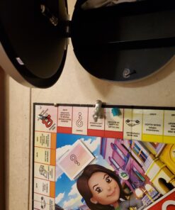 Clock Safe:10-Inch Battery-Operated Analog Clock with Hidden Wall Safe for Jewelry, Cash, Valuables, and More by Trademark Home (Silver) 31 91eP8usZe7L