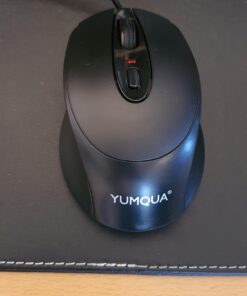 YUMQUA G222 Silent Computer Mouse Wired 2 Pack, Home & Office Optical USB Mouse, 800/1200 DPI Corded Mouse for Laptop Desktop Computer PC Chromebook 17 91eRoXW0YcL