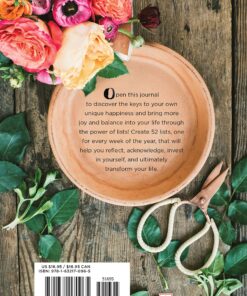 52 Lists for Happiness: Weekly Journaling Inspiration for Positivity, Balance, and Joy (A Guided Self -Love Journal with Prompts, Photos, and Illustrations) Diary 36 91ec8DOSMCL