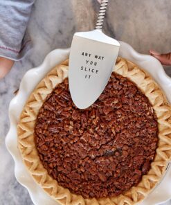 Alternative view of Mud Pie Circa Pie Plate and Server, White, Large