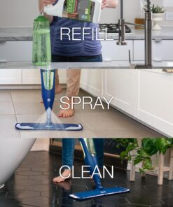 Bona Multi-Surface Floor Cleaner Refill - 128 fl oz - Unscented - Refill for Bona Spray Mops and Spray Bottles - Residue-Free Floor Cleaning Solution for Stone, Tile, Laminate, and Vinyl Floors Unscented Multi-Surface 128 fl oz (Pack of 1) 30 91elL7j90pL