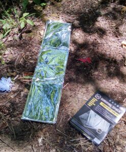 Sharp Survival Shack Emergency Survival Shelter Tent | 2 Person Mylar Thermal Shelter | 8' X 5' All Weather Tube Tent | Reflective Material Conserves Heat | Lightweight | Waterproof | Best Su 41 91ep1rS1yML