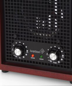 Ivation Ozone Generator Air Purifier, Ionizer & Deodorizer -Purifies Up to 3,500 Sq/Ft -Great for Dust, Pollen, Pets, Smoke & More Cherry 18 91eqiSnsCL