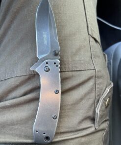 Kershaw XL Cryo II Pocket Knife, 3.25" 8Cr13MoV Steel Titanium-Coated Blade, Assisted Everyday Carry Pocket Knife 1556BW 59 91evPTGrL L