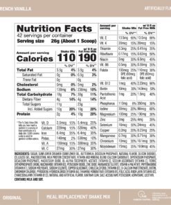 SlimFast Original Meal Replacement Powder, French Vanilla, Shake Mix, 10g of Protein, 14 Servings (Pack of 3) (Packaging May Vary) 14 Servings (Pack of 3) 16 91ewS7yToCL
