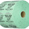 Green 50/50 Raffle Tickets : roll of 1000 59 91f MNsTpxL