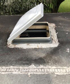 Camco White Polypropylene Camper/RV Roof Vent Lid | Ventline Pre-2008 & Elixir Since 1994 (40158) One Size Ventline (Pre '08 Models)/Elixir ('94 & Up Models) 25 91f0cD7ogL 1