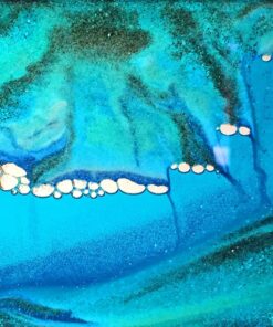 Alternative view of Exotic Sands - USA Manufacturer Direct- Md61 Moving Sand Pictures - Medium Silver Aluminum Frame (Ocean Blue) Beautiful Colored Sandscapes. Contemporary Gift Hourglass - (Timer) #1 Rated Gift Ocean Blue
