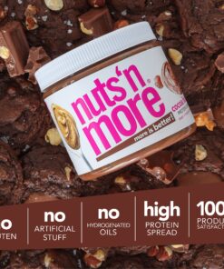 Nuts ‘N More Cocoa Hazelnut Butter Spread, All Natural Keto Snack, Low Carb, Low Sugar, Gluten Free, Non-GMO, High Protein Flavored Nut Butter (15 oz Jar) 14 91fAoVBS7nL