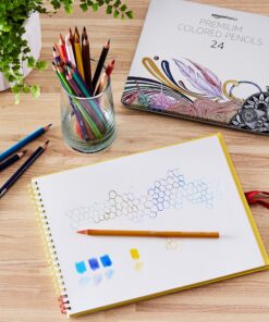 Amazon Basics Premium Colored Pencils, Soft Core, 72 Count Set 72 Count (Pack of 1) 37 91fD0onS JL