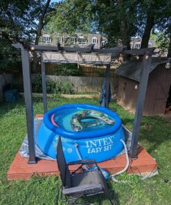 Intex 8ft X 30in Above-Ground Pool Easy Set Pool Set with Filter Pump 8 ft x 30 in 58 91fGozz7D3L