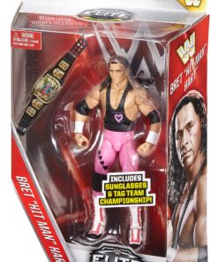 WWE Elite Flashback Hart Foundation Bret Hart Figure 9 91fHwtxL4kL