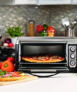 Hamilton Beach Countertop Toaster Oven, 6-Slices, Includes Bake Pan and Broil Rack, Black (31330D) 11 91fJMn84ibL