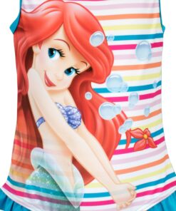 Disney Girls The Little Mermaid Ariel Swimsuit 5 Multicoloured 3 91fPOrT495L