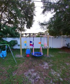 DCAL Gear Tree Swing Hanging Straps Kit - Easy & Fast Installation - 5ft Extra Long Straps Hold 2000 lb - Safer Lock Snap Carabiner Hooks Perfect to Tree Swing, Swing Sets, Tire Swing & Hammock 36 91fRWhvxgnL