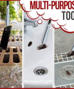 36" Snake Drain Clog Remover - Used as Hair Clog Remover for Sink, Shower, and Bathtub - Dryer Vent Cleaner, and as a Flexible Grabber Tool for Hard to Reach Places - By RAM-PRO 36 Inch 1 Pack 25 91fVdxQubDL