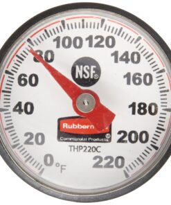 Alternative view of Rubbermaid Commercial Products Instant Read Thermometer, Red, Pocket Size for Meat/Food Cooking and Grilling/Oven