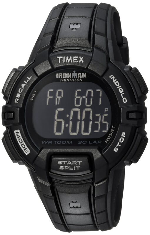 Timex Men's TW5M15900 Ironman Rugged 30 Full-Size Blackout