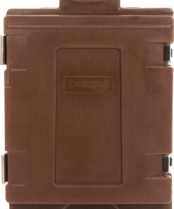 Carlisle FoodService Products Cateraide Insulated Front Loading Food Pan Carrier with Handles for Catering, Events, And Restaurants, Plastic, 5 Pan, Brown 15 91faRGXWB9S