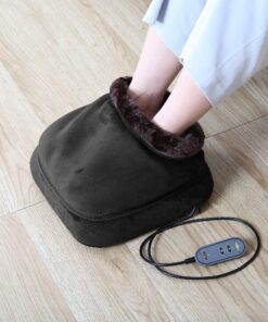 Snailax 2-in-1 Shiatsu Foot and Back Massager with Heat - Kneading Feet Massager Machine with Heating Pad, Cushion or Foot Warmer,Massagers for Back,Leg,Foot Relief Black 22 91fbDA3QRrL