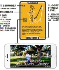 Stack 52 Suspension Exercise Cards. Compatible with All Suspension Trainers. Suspended Bodyweight Resistance Workout Game. Video Instructions Included. Fun Home Fitness Program. 2019 Mega Pack 11 91fcF74gEaL