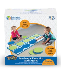 Learning Resources Ten-Frame Floor Mat Activity Set, Math Skills, 22 Pieces, Ages 5+ 12 91fcMePS0L
