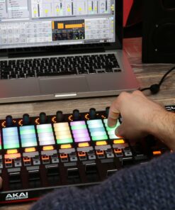 AKAI Professional APC40MKII - USB MIDI Controller for Mac / PC with Clip Launch Matrix, Knobs & Faders, and Pro Software Suite Included Assorted Colors 12 91fcrkhWAjL