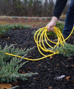 Southwire 2588SW0002 Outdoor Cord-12/3 SJTW Heavy Duty 3 Prong Extension Cord-for Commercial Use (50'; Yellow); 50 Feet 50 ft 27 91fj4ZSl28L