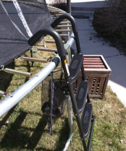 JumpSport SureStep Removable Platform 2-Step Trampoline Safety Ladder - Easy to Attach, Powder Coated, and UV Treated for Weather Protection 3-Step Ladder 21 91fjwh9p lL