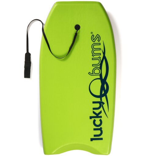 Lucky Bums Boogie Board for Kids and Adults - Body Boards for Beach, River, & Lake, Mini Wakeboard with EPS Core Slick Bottom and Leash 41-Inch