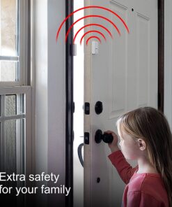 GE Personal Security Window and Door Alarm, 2 Pack, DIY Protection, Burglar Alert, Wireless Chime/Alarm, Easy Installation, Home Security, Ideal for Home, Garage, Apartment and More, 45115 White 32 91fsPisYa3L