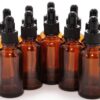 Vivaplex 12, Amber, 1 oz Glass Bottles, with Glass Eye Droppers