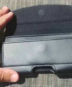 Bomea Holster for Galaxy S23, S22, S21, S20, S10, S9, S8, A01, A10e, Cell Phone Case with Belt Clip, ID Card Storage Pouch Holder Cover (Fits Samsung Phone with Otterbox Case on) Black Small 34 91g rC 4rPL 1