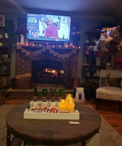 MyGift Set of 4 Decorative Artificial Sculpted Topiary Hedge Planter with Lettering That Spell Love in White Ceramic Pots 33 91g0UCAgYgL