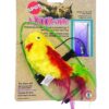 SPOT by Ethical Products A-Door-Able Plush Bird Cat Toy with Feathers – Interactive Cat Toy for Indoor Cat – with Catnip 4.5" 19 91g2QQNn60L