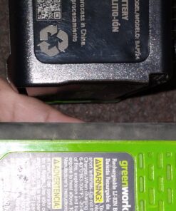 Greenworks 40V 4.0Ah Lithium-Ion Battery (Genuine Greenworks Battery / 75+ Compatible Tools) 4.0Ah Battery 45 91g54mOmOgL