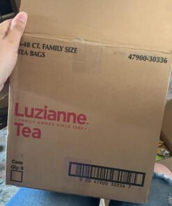 Luzianne Iced Tea Bags, Family Size, Unsweetened, 288 Tea Bags (6 Boxes of 48 Count Pack), Specially Blended for Iced Tea 48 Count (Pack of 6) 36 91g5xSSqeDL