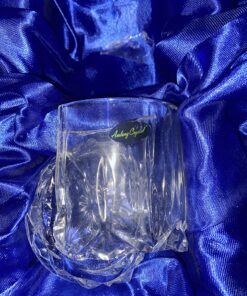 Amlong Crystal Lead-Free Double Old Fashioned Crystal Whiskey Glass - Classic Stylish Design – Perfect for Scotch, Bourbon, Cognac and Cocktail Glasses, 9 oz., Set of 4 With Gift Box Classic - 9 Ounce 32 91gAzwUpZL