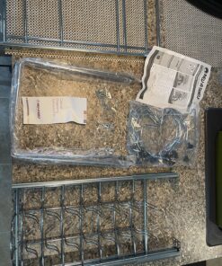 Rev-A-Shelf 2-Tier Kitchen Cabinet Pull Out 12" Cabinet Organizer for Pots, Pans, and Lid Cookware, Adjustable Heavy Duty Wire, Chrome, 5CW2-1222-CR 12 in. 60 91gI72cP4TL