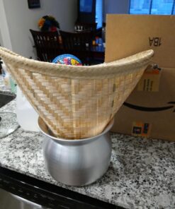 GABUR Thai Sticky Rice Steamer (Basket Only) by Inspirepossible 7 91gJlCHfftL
