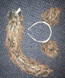 J24630 Wolf Ears & Tail Set Gray, One Size 12 91gKVrsxuaL