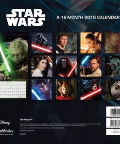 Alternative view of 2019 Star Wars Wall Calendar