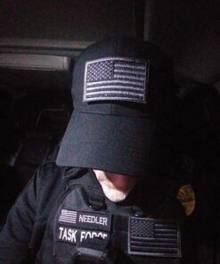 2 Pieces Tactical USA Flag Patch -Black & Gray- American Flag US United States of America Military Uniform Emblem Patches (2 Packs) 27 91ggfeXLwL