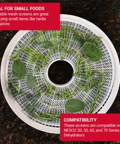 Alternative view of NESCO LM-2-6 Round Plastic Mesh 13 1/2" Clean-A-Screens, for Dehydrators, (Pack of 2)