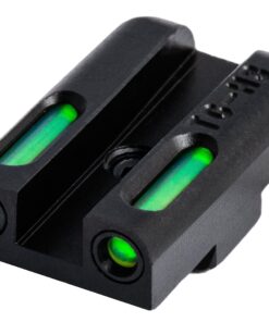 TRUGLO TFX Handgun Sight | Durable Shock-Resistant Compact Brightly Glowing Tritium & Fiber-Optic Xtreme Day/Night Sight for Handguns Glock 42/43 15 91gh4HBsNZL 2