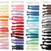 Kenz Laurenz 100 Hair Ties No Crease Ribbon Elastics Ouchless Ponytail Holders Hair Bands (100 Hair Ties-Prints and Solids) 100 Hair Ties--Prints and Solids 32 91ghCTqs0L