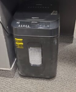 Amazon Basics 150 Sheet Autofeed Micro Cut Paper Shredder, Black 48 91gq4D6IcFL