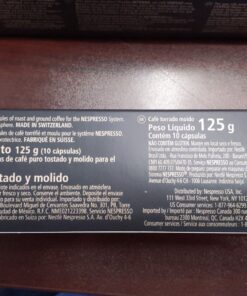 Nespresso Capsules VertuoLine, Intenso, Dark Roast Coffee, Coffee Pods, Brews 7.77 Ounce (VERTUOLINE ONLY), 10 Count (Pack of 3) 10 Count (Pack of 3) 46 91gqgSl51aL